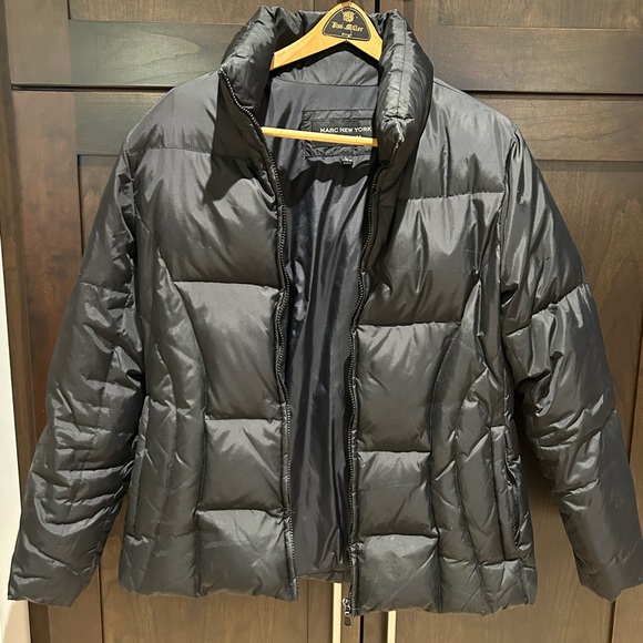 Marc New York Womans black puffer coat - Picture 2 of 4
